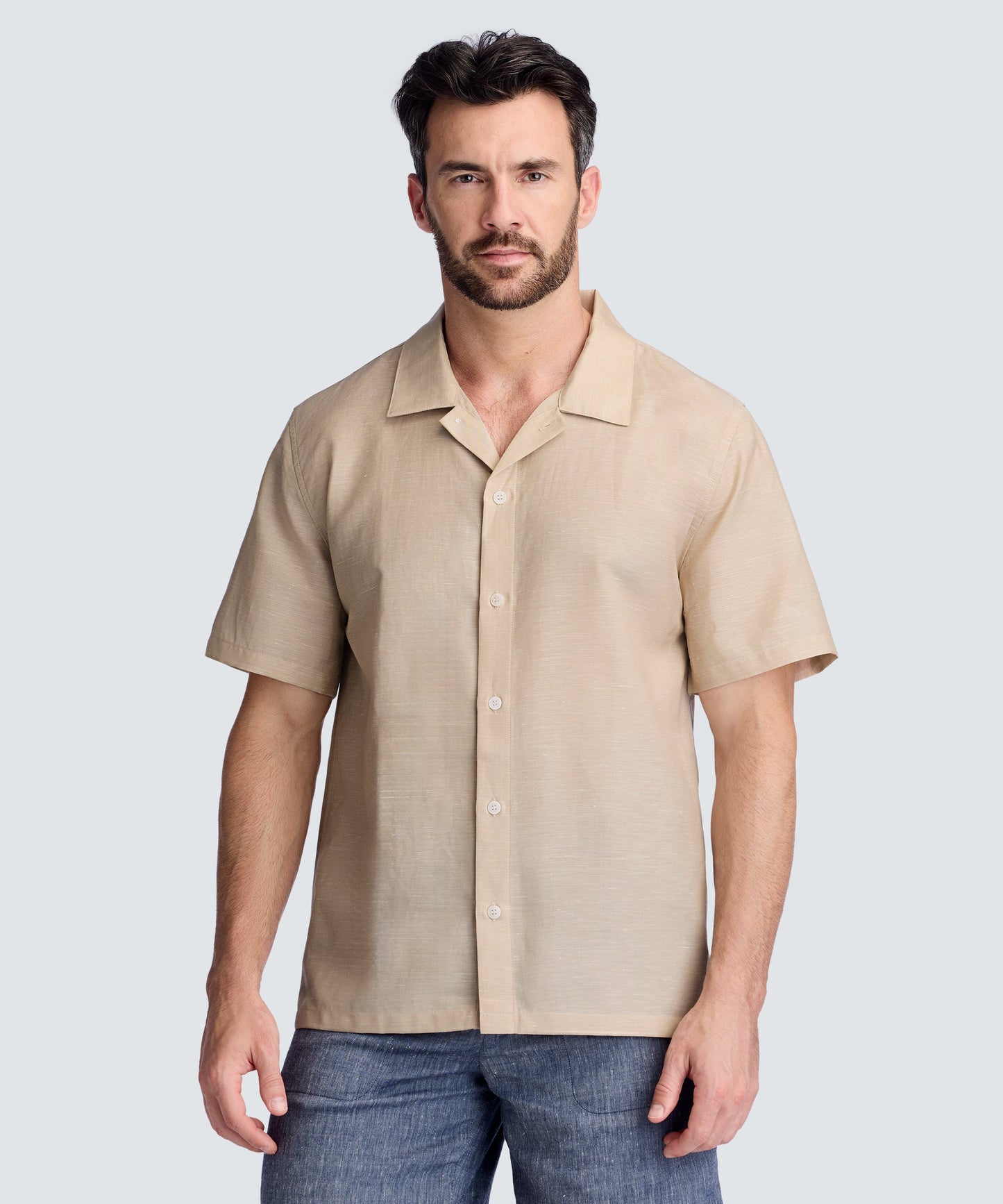 Men’s Merino Linen Tropical Shirt