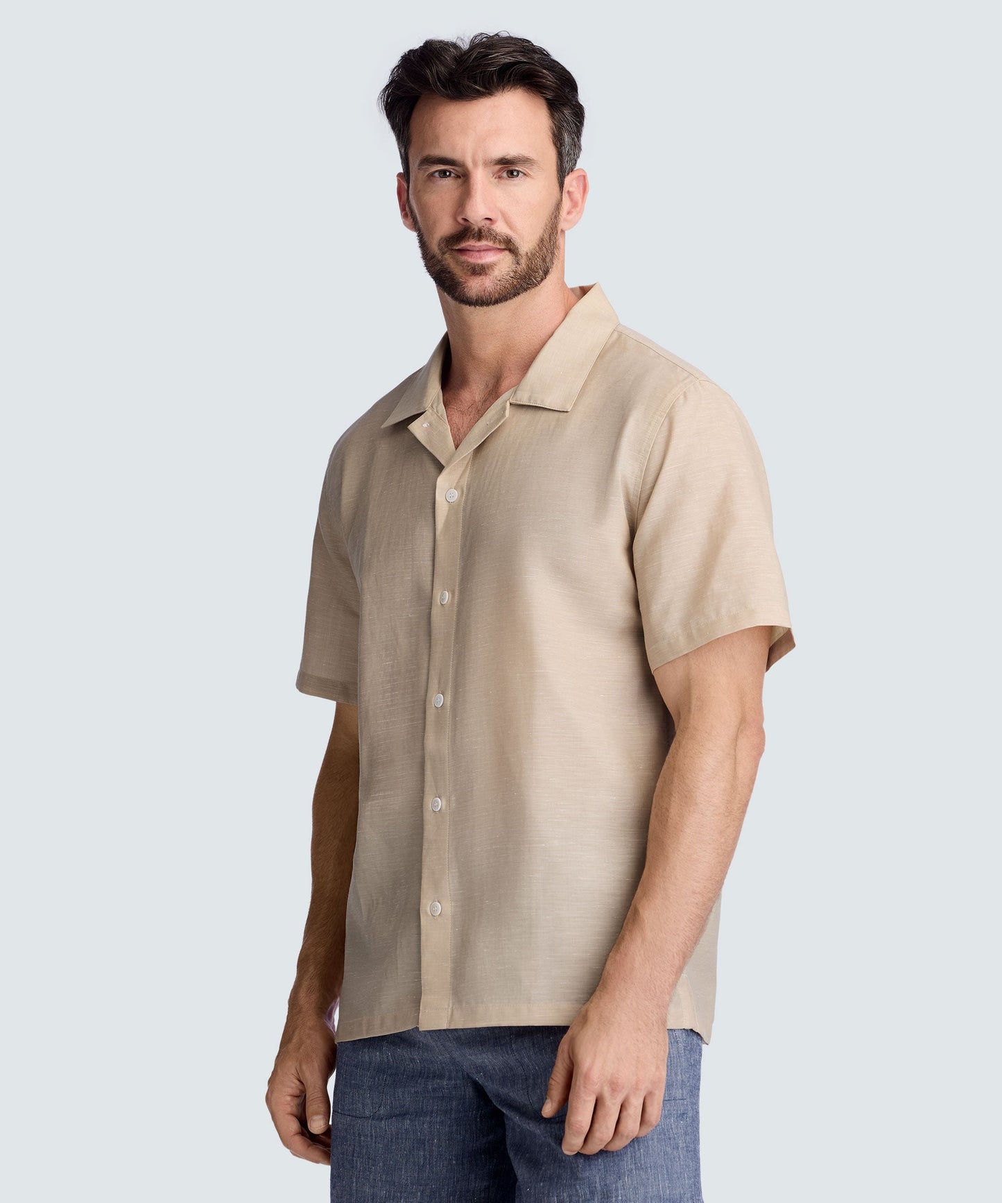 Men’s Merino Linen Tropical Shirt