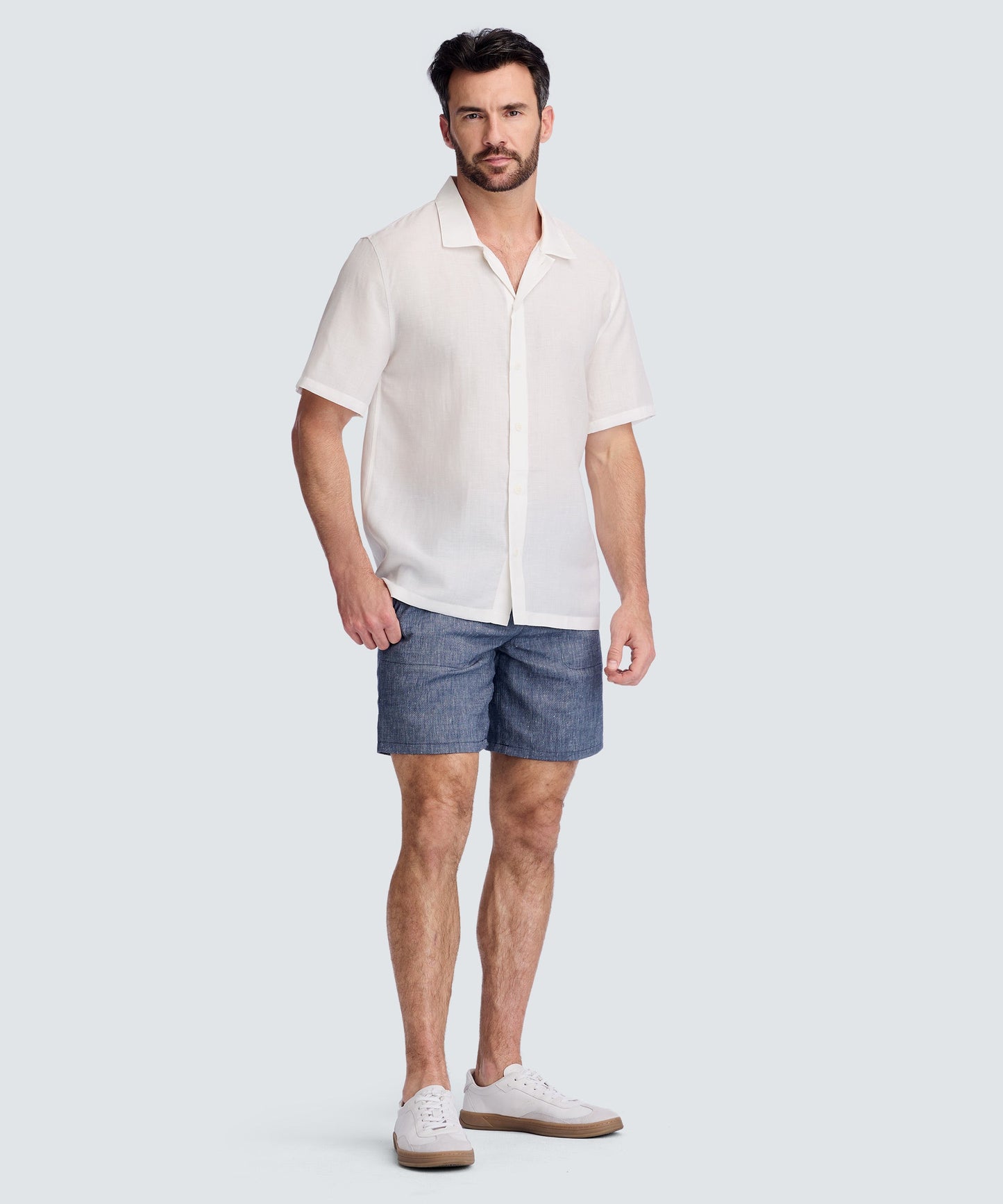 Men’s Merino Linen Tropical Shirt