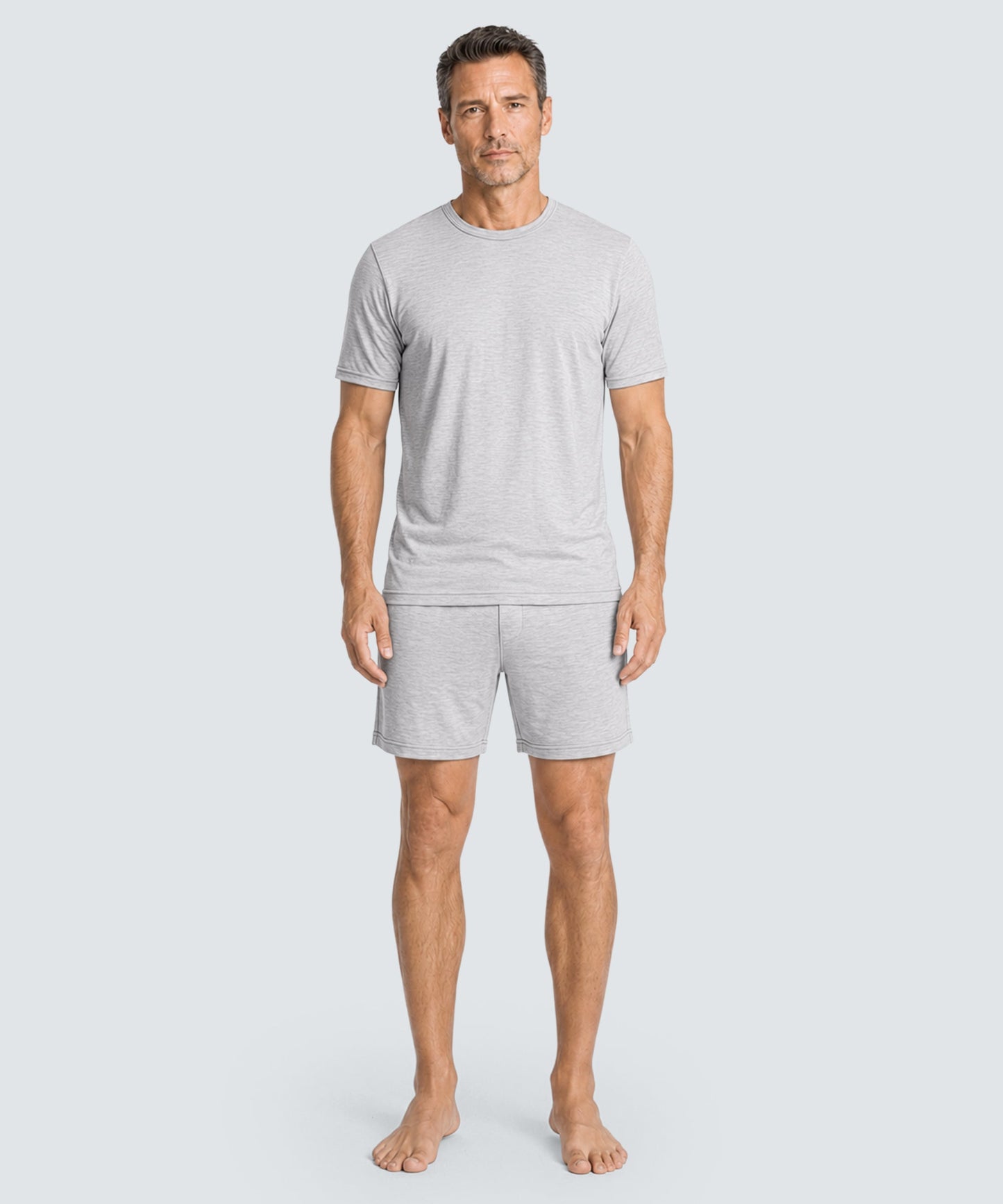 Men's Ultrafine Sleep T-Shirt + Shorts Bundle