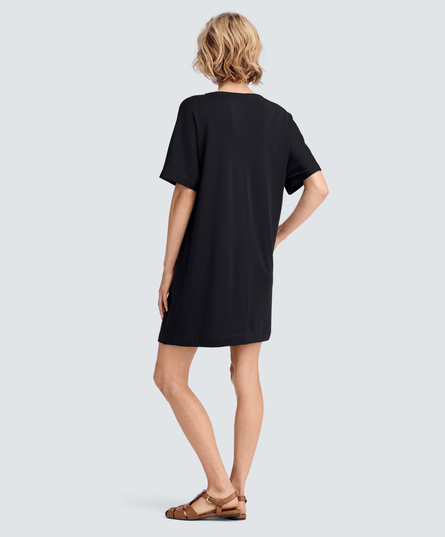 Women's Merino Boatneck T-Shirt Dress