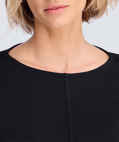 Women's Merino Boatneck T-Shirt Dress