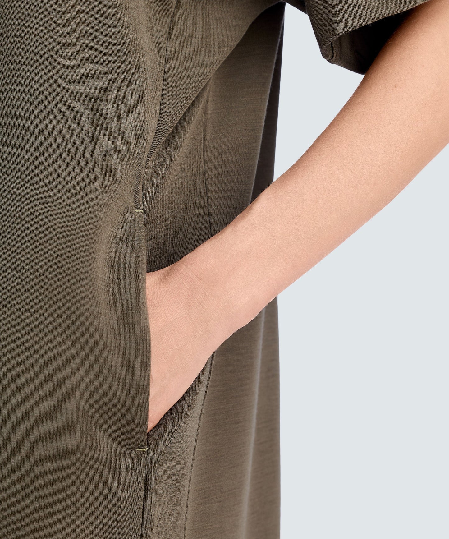Women's Merino Boatneck T-Shirt Dress