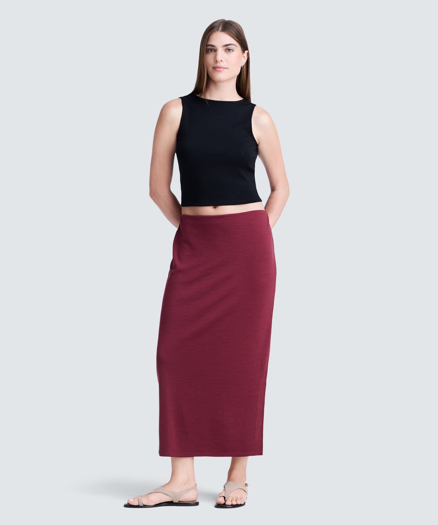 Women's Merino Cropped Tank
