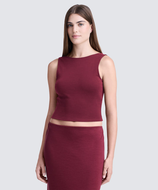 Women's Merino Cropped Tank