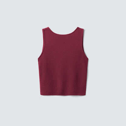 Women's Merino Cropped Tank