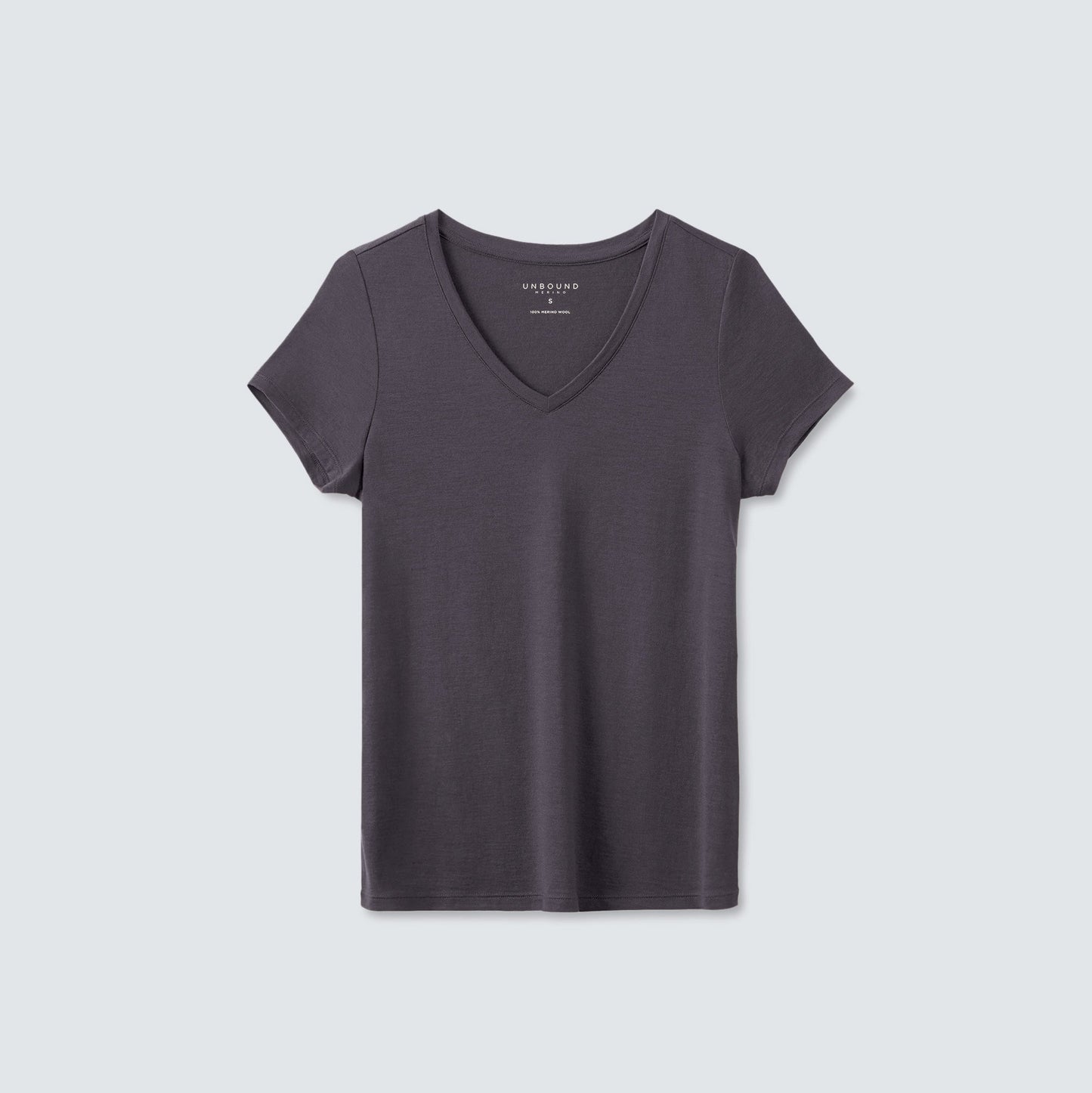 Women's Petite Merino V-Neck T-Shirt