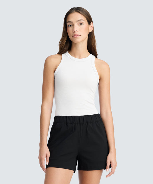 Women's Merino Rib Racer Tank