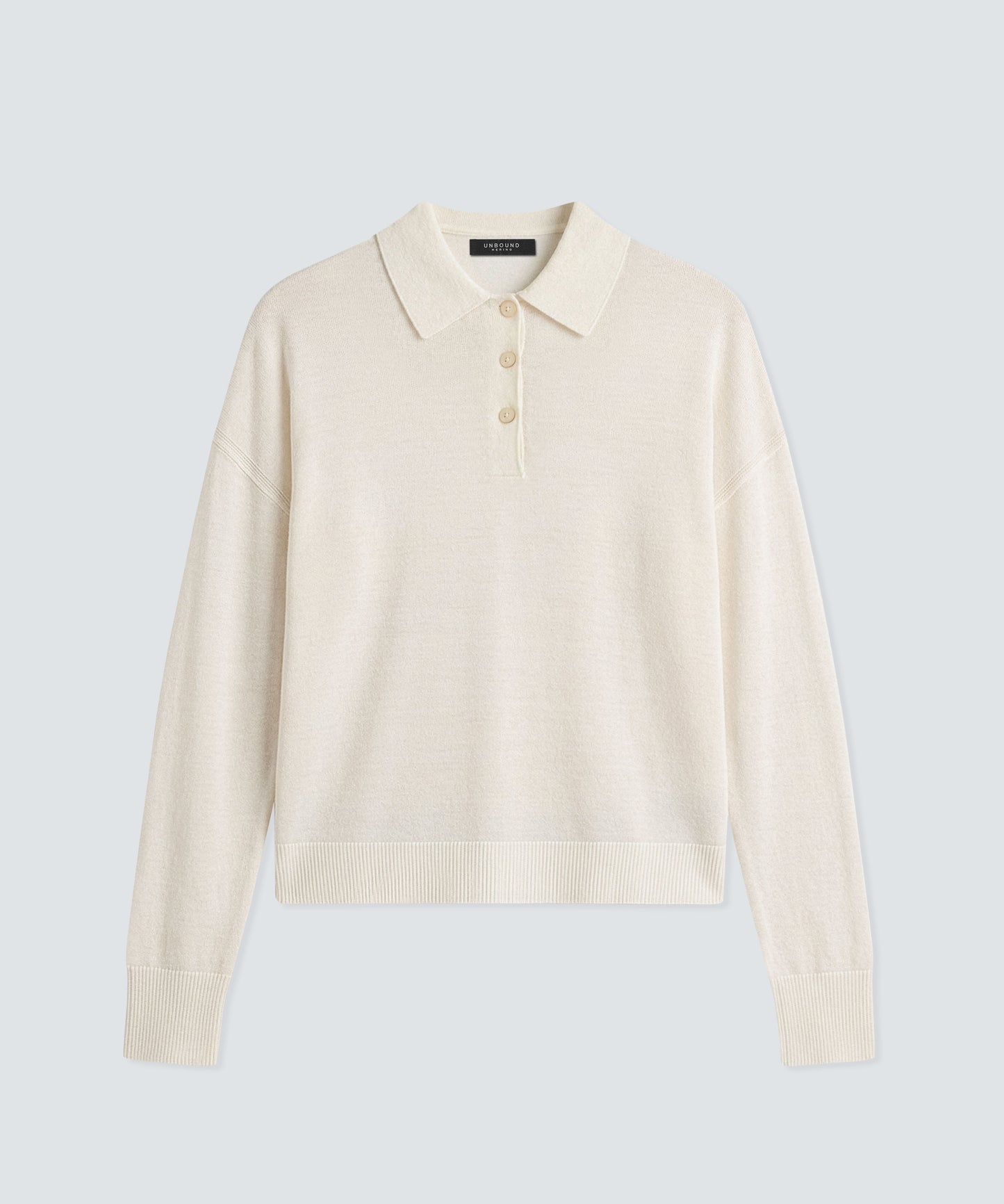 Women’s Long Sleeve Fine Knit Polo