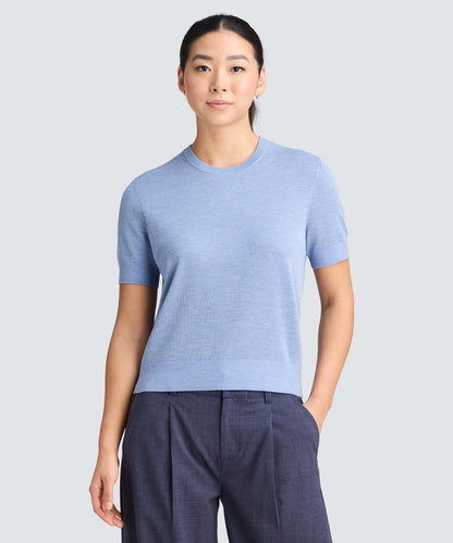 Women's Fine Knit Merino T-Shirt