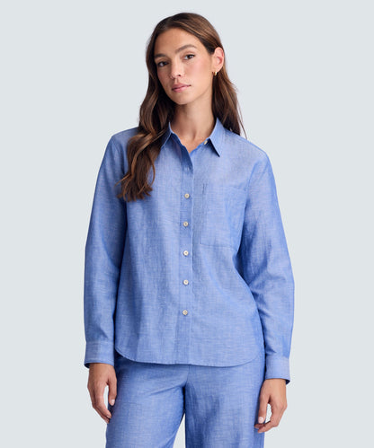 Women’s Merino Linen Shirt