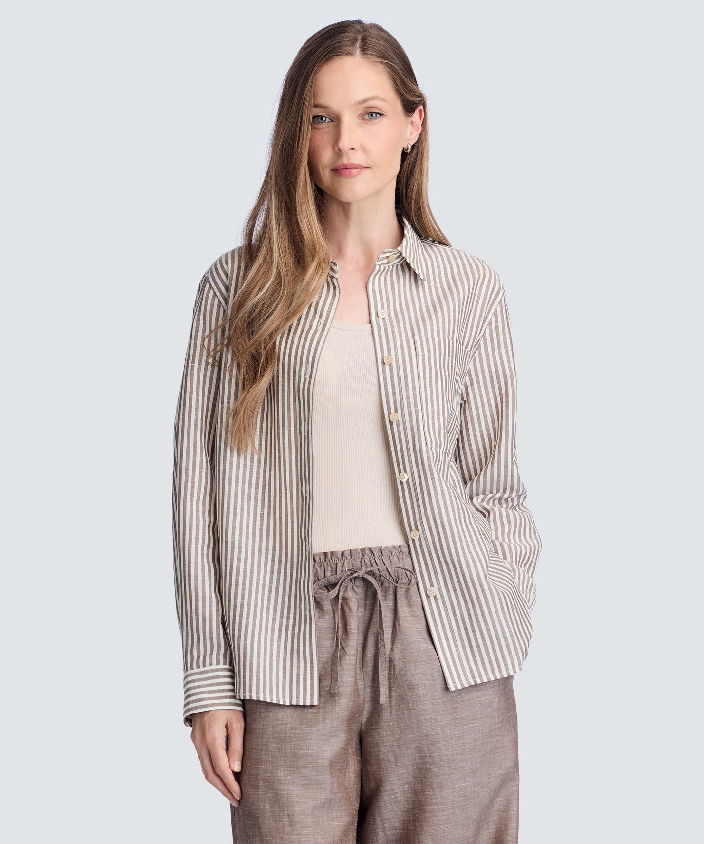 Women’s Merino Linen Shirt