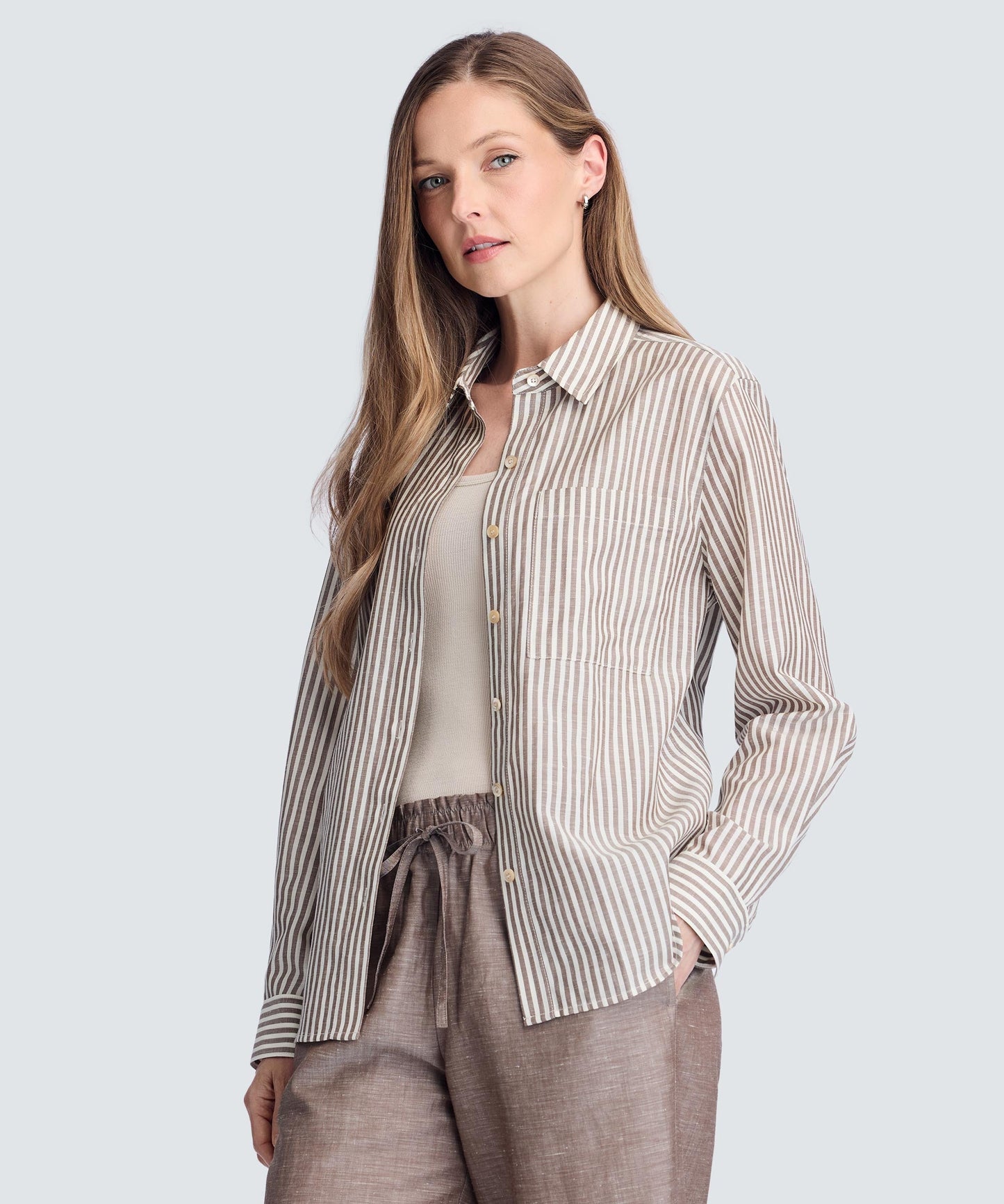 Women’s Merino Linen Shirt