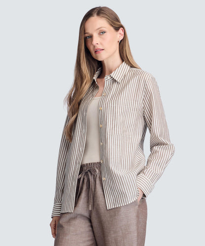 Women’s Merino Linen Shirt