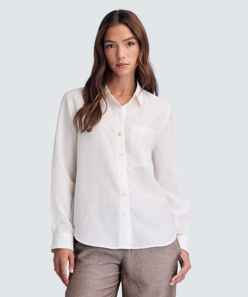 Women’s Merino Linen Shirt