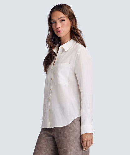 Women’s Merino Linen Shirt