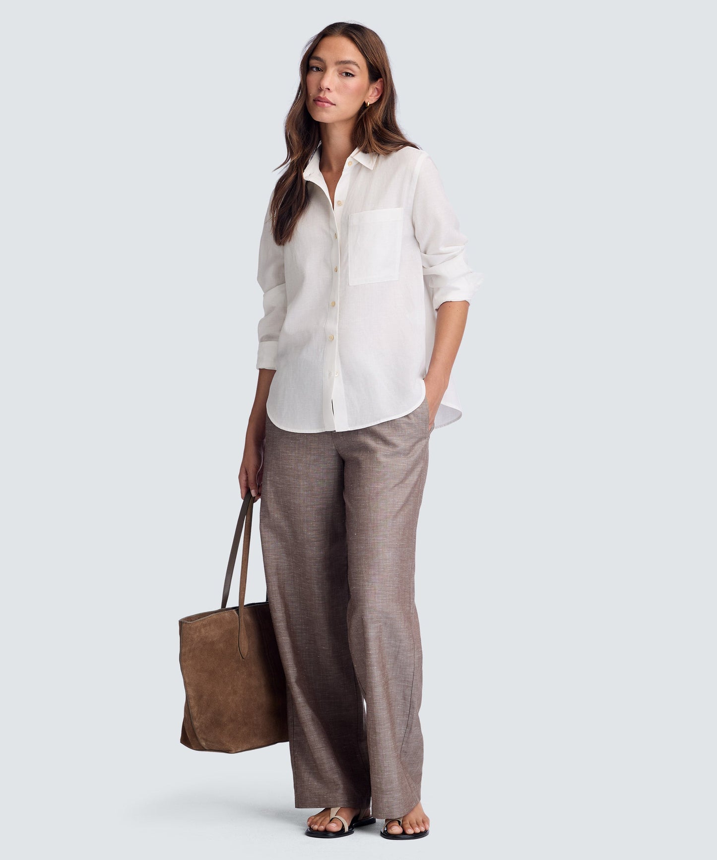 Women’s Merino Linen Shirt