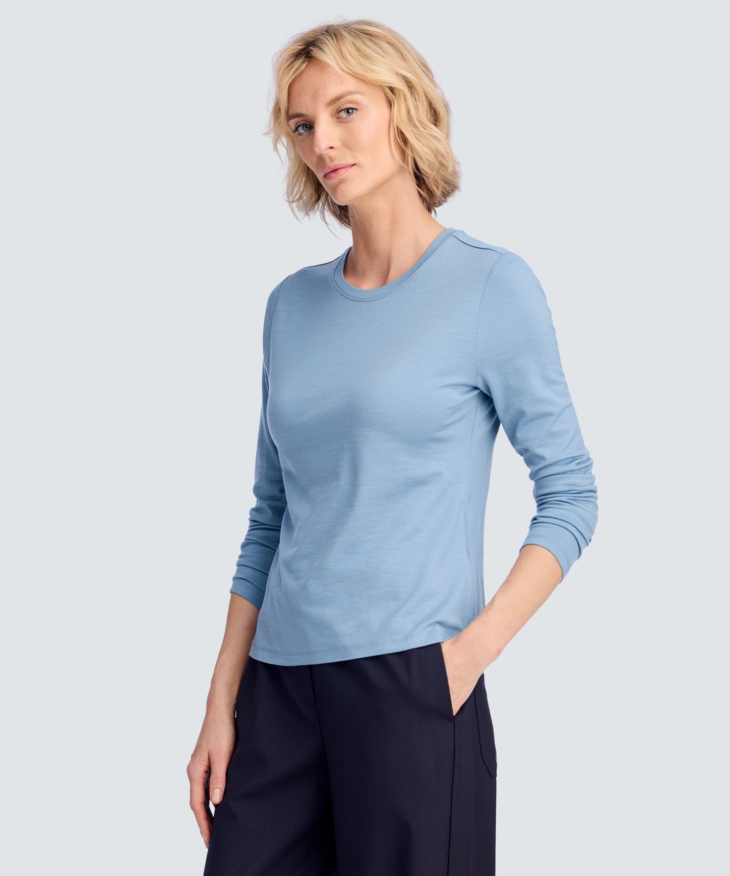 Women's Long Sleeve Merino Crew