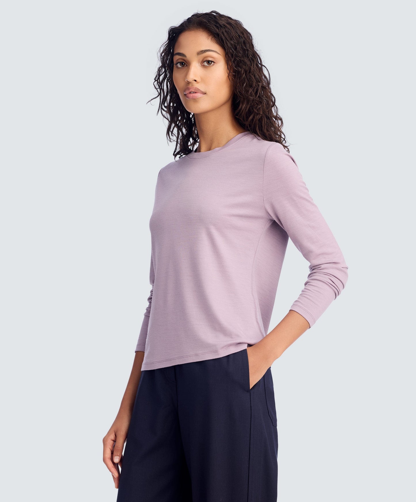 Women's Long Sleeve Merino Crew