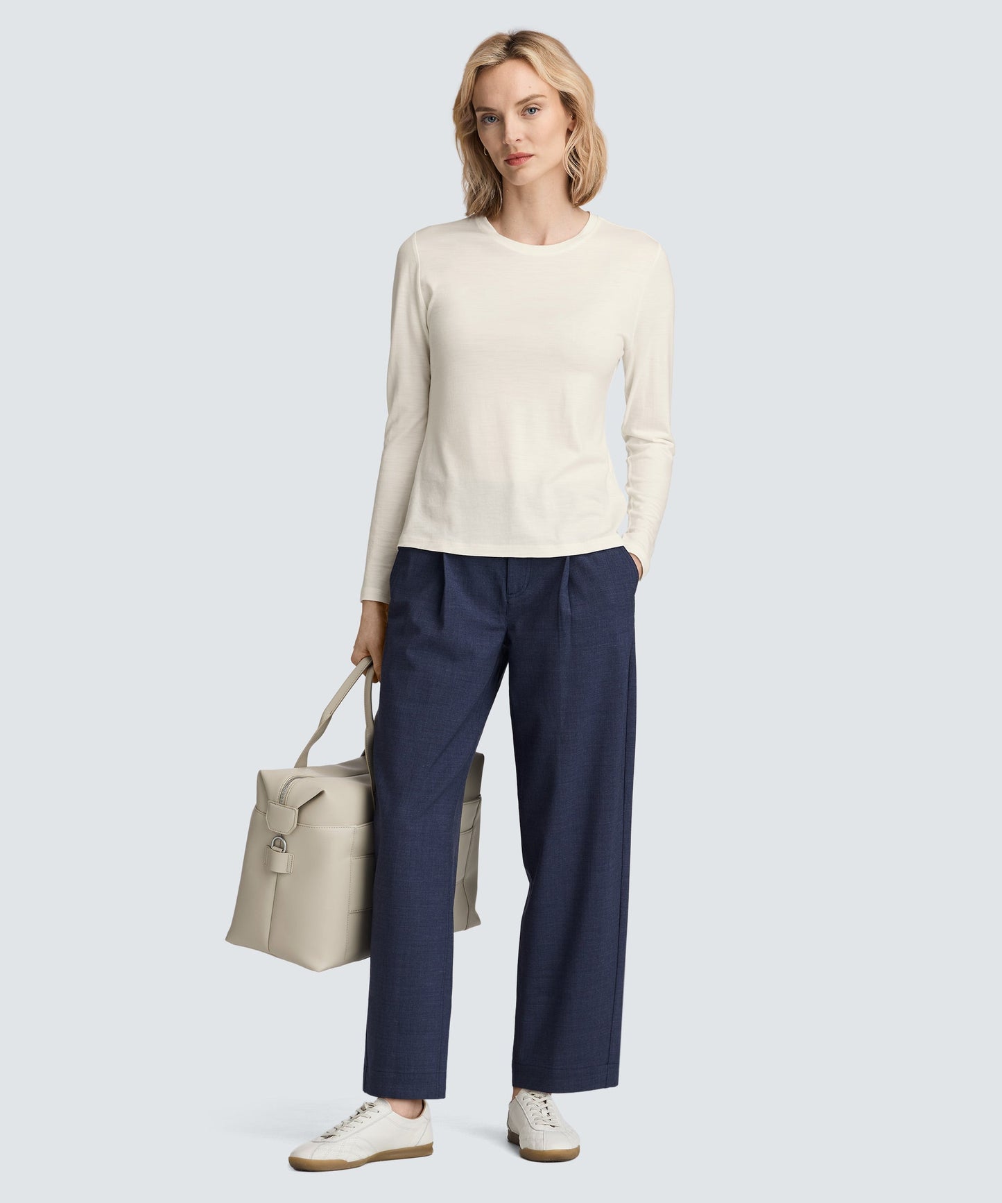 Women's Long Sleeve Merino Crew
