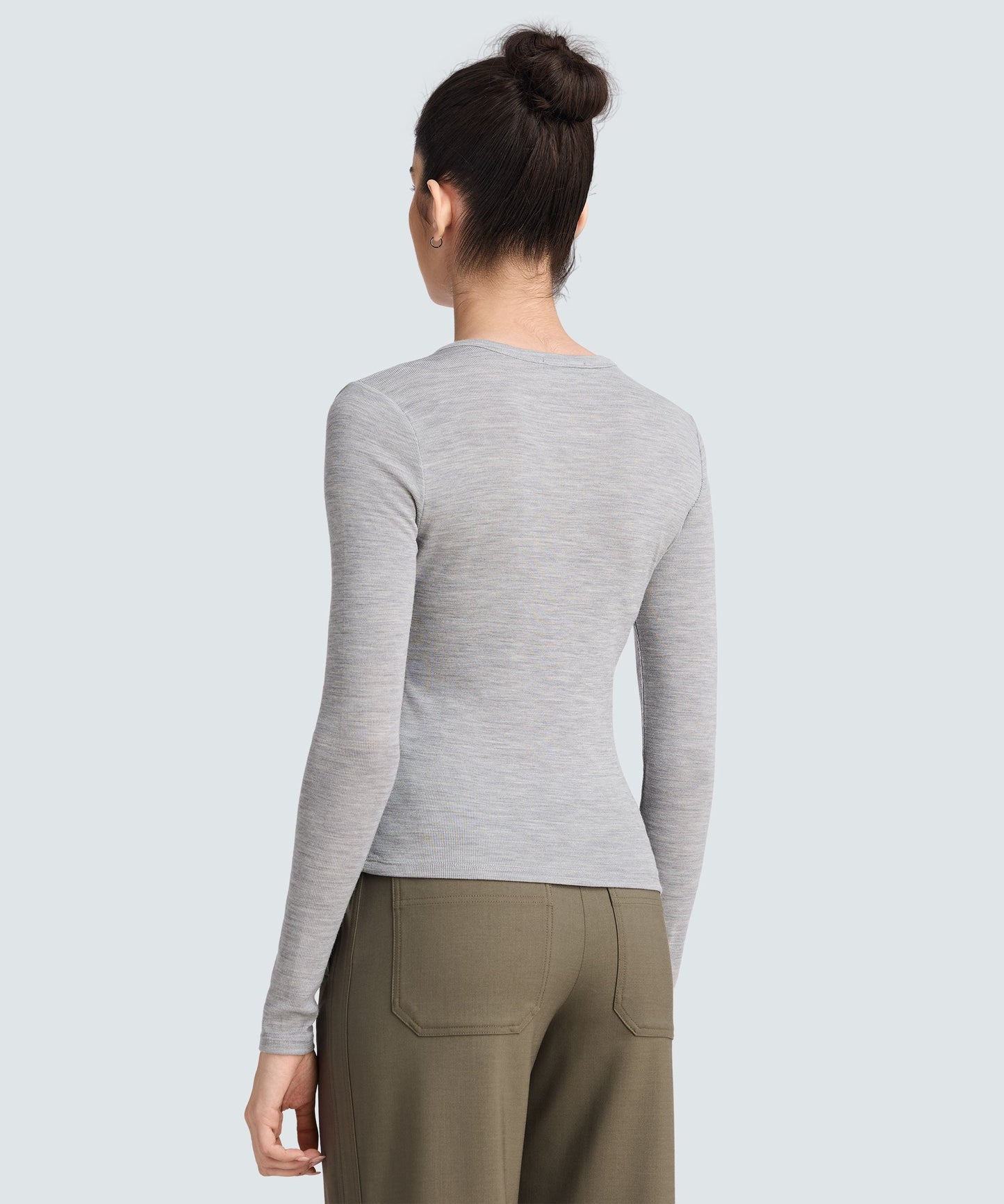 Women's Merino Rib Henley
