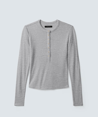 Women's Merino Rib Henley
