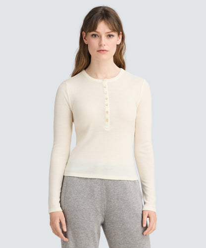 Women's Merino Rib Henley