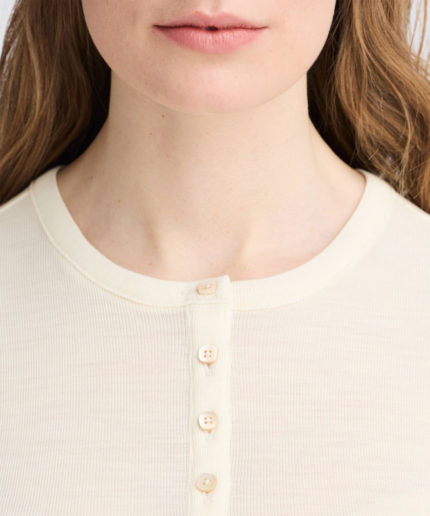 Women's Merino Rib Henley