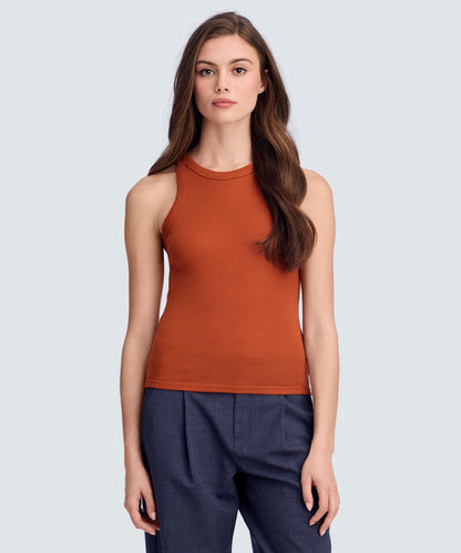 Women's Merino Rib Racer Tank