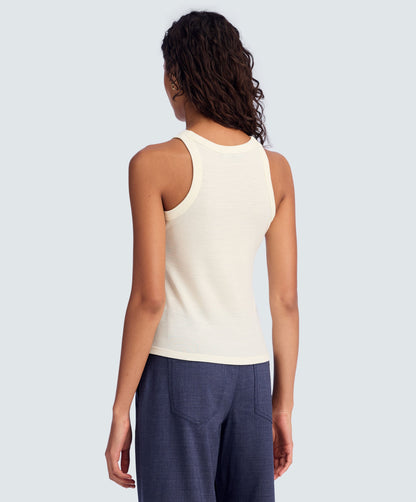 Women's Merino Rib Racer Tank