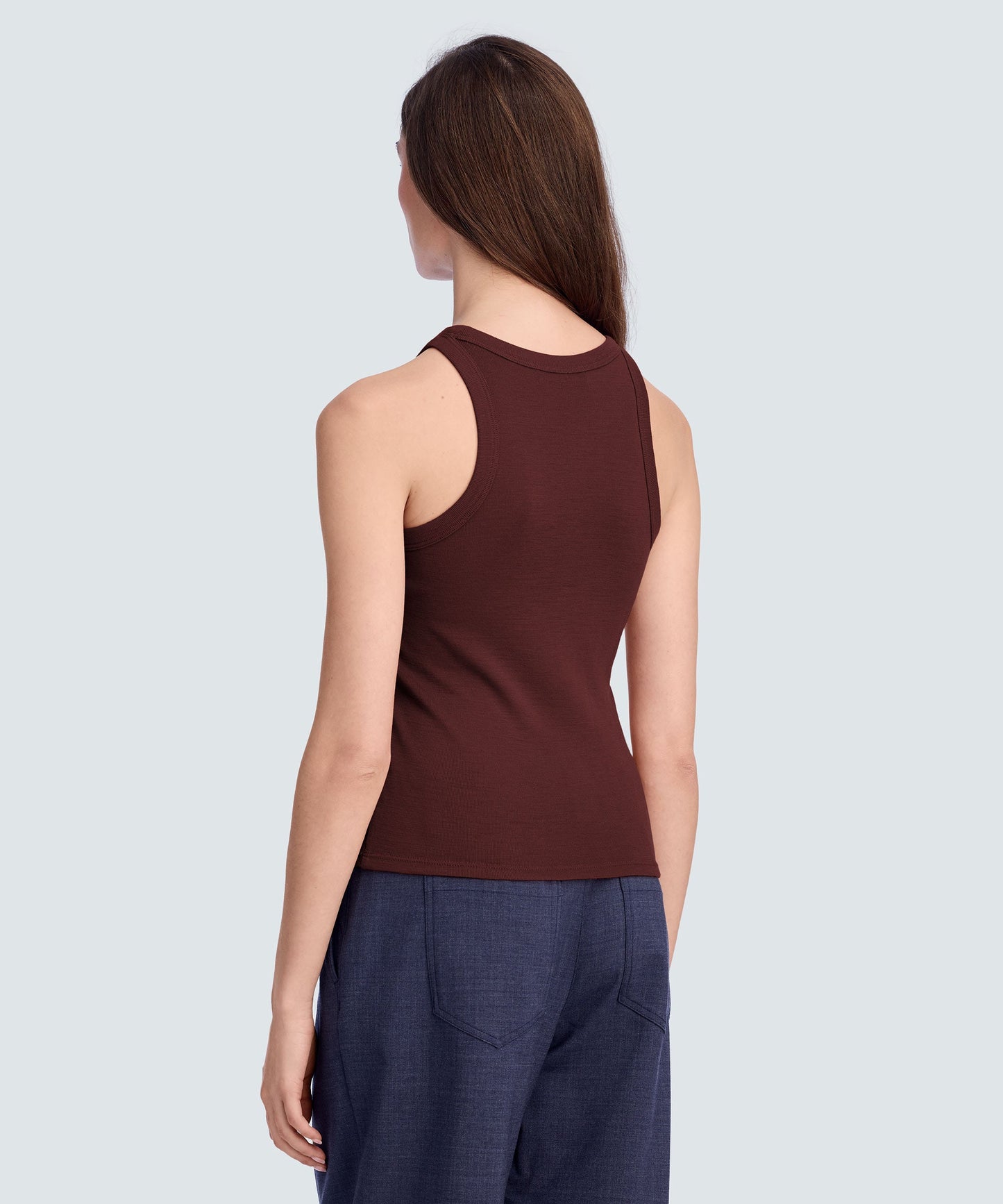 Women's Merino Rib Racer Tank