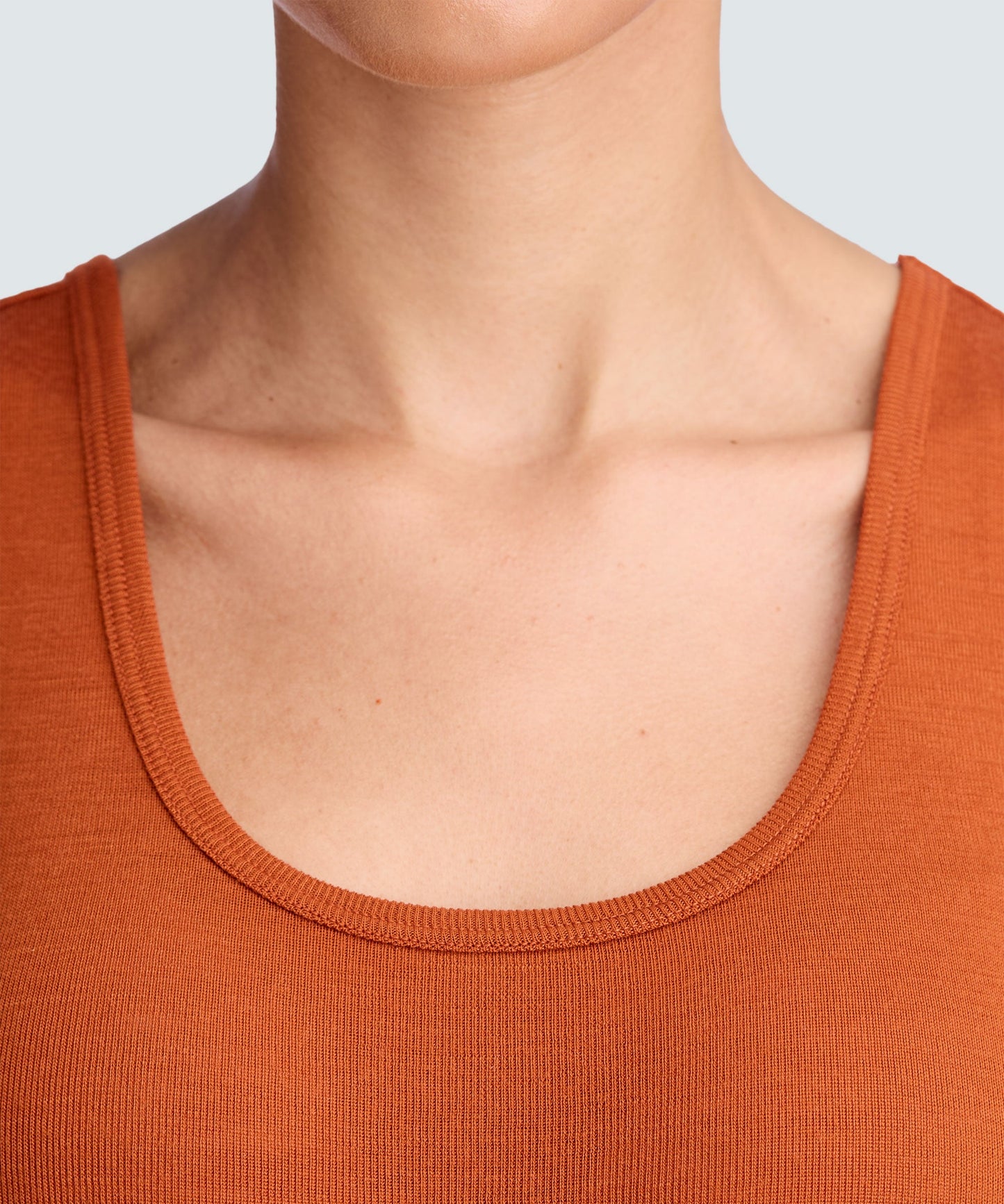 Women's Merino Rib Scoop Neck Tank