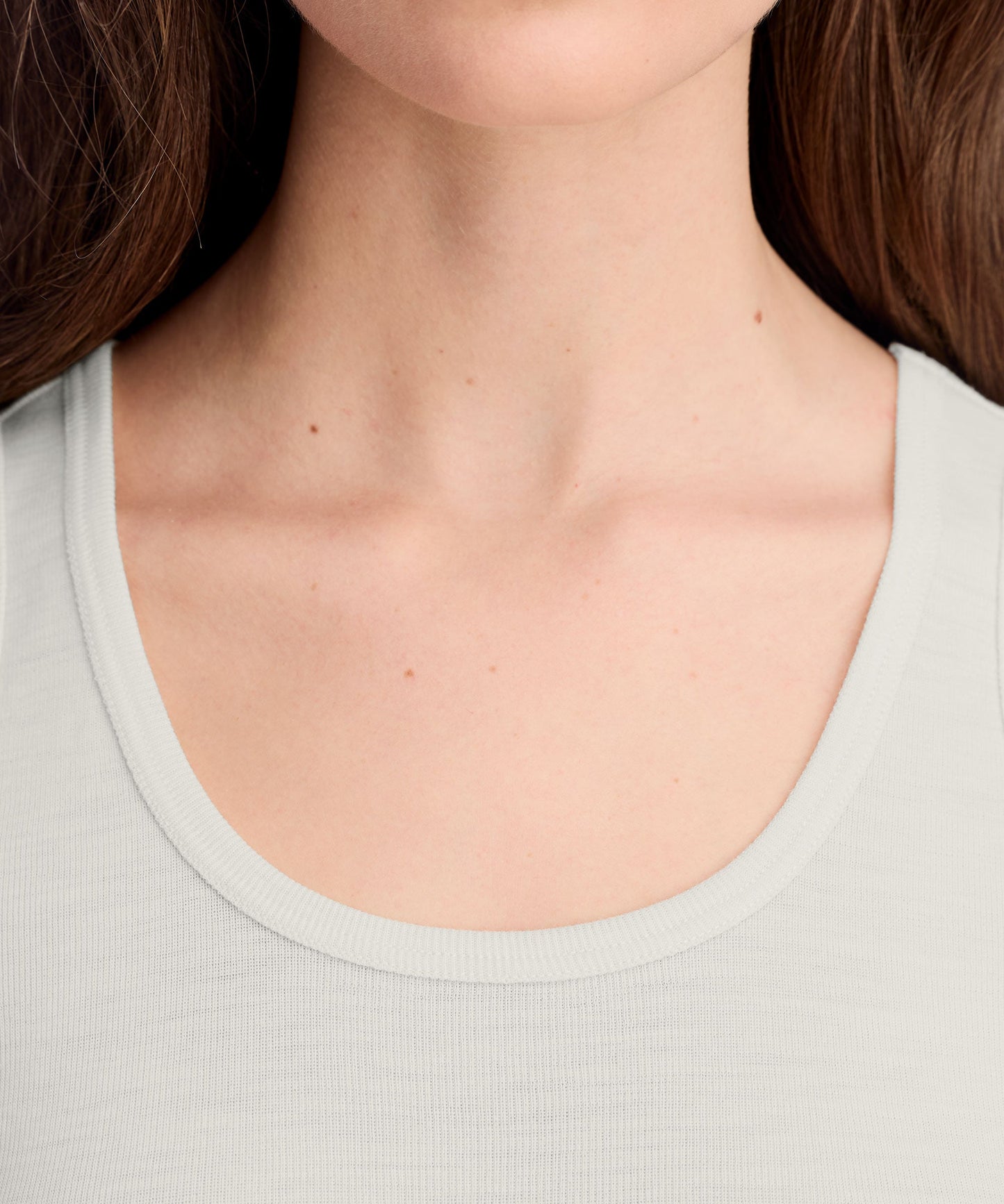 Women's Merino Rib Scoop Neck Tank