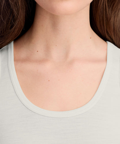 Women's Merino Rib Scoop Neck Tank