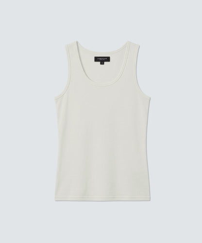 Women's Merino Rib Scoop Neck Tank