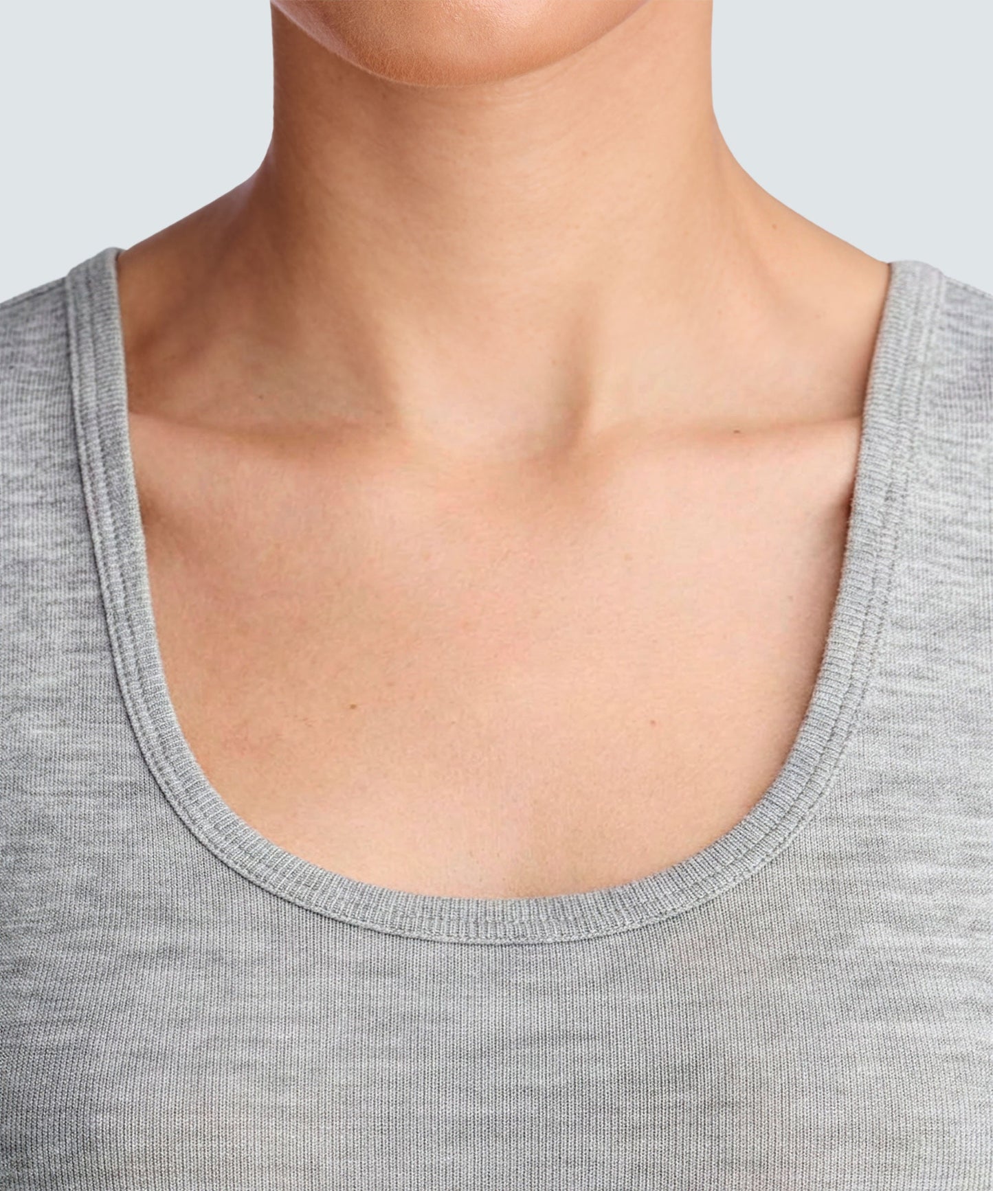 Women's Merino Rib Scoop Neck Tank