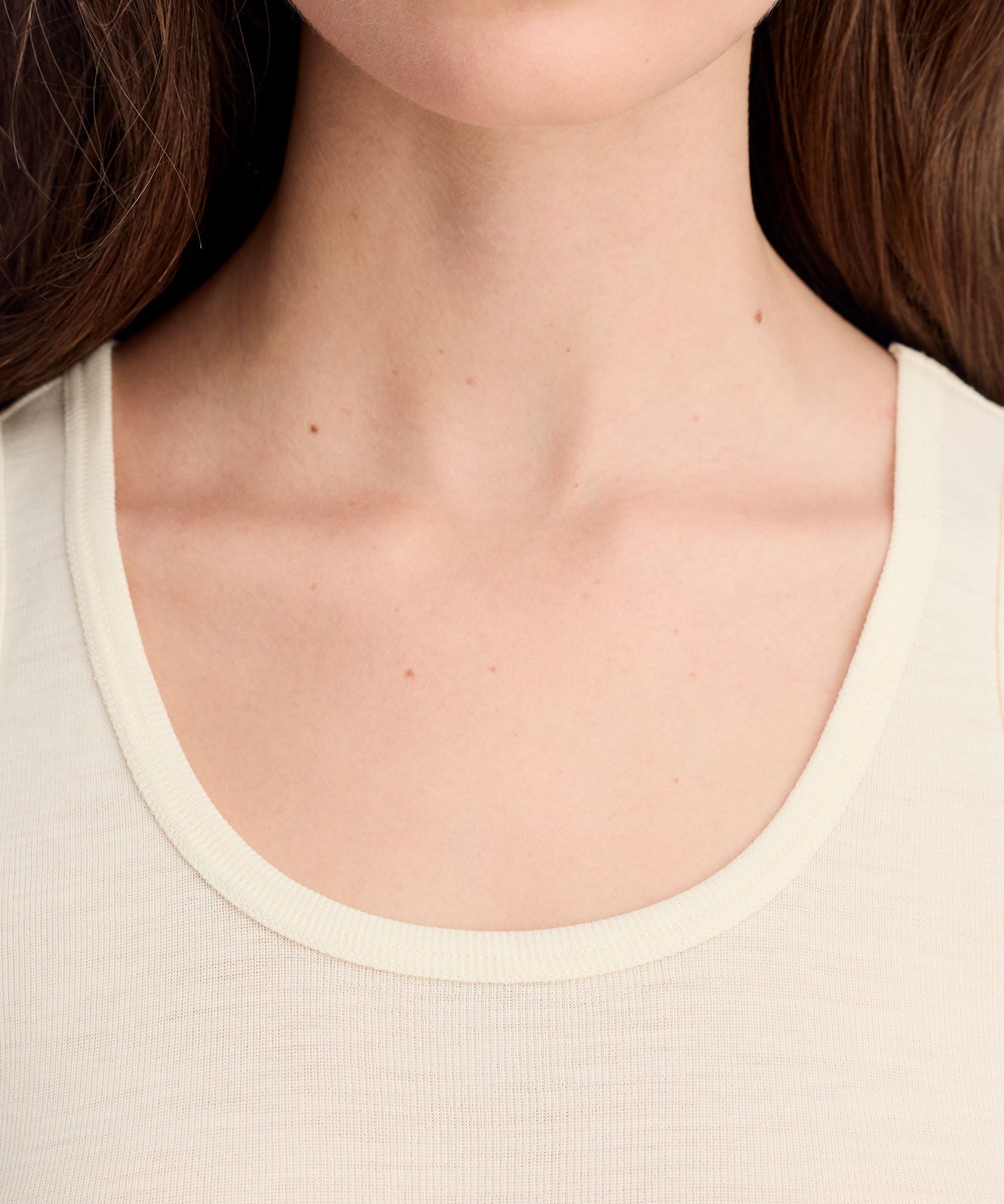 Women's Merino Rib Scoop Neck Tank