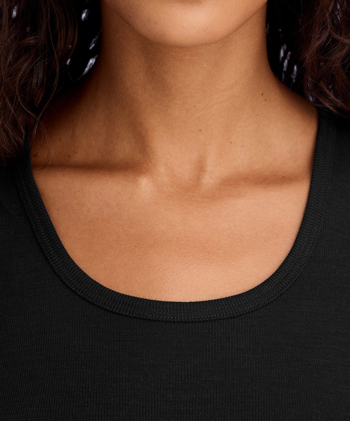 Women's Merino Rib Scoop Neck Tank
