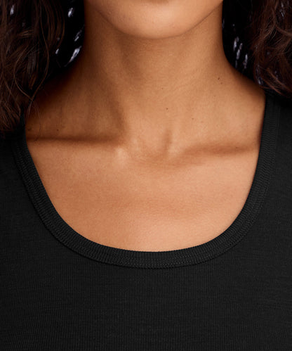 Women's Merino Rib Scoop Neck Tank