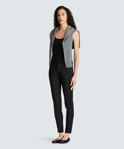 Women's Petite Merino Rib Scoop Neck Tank