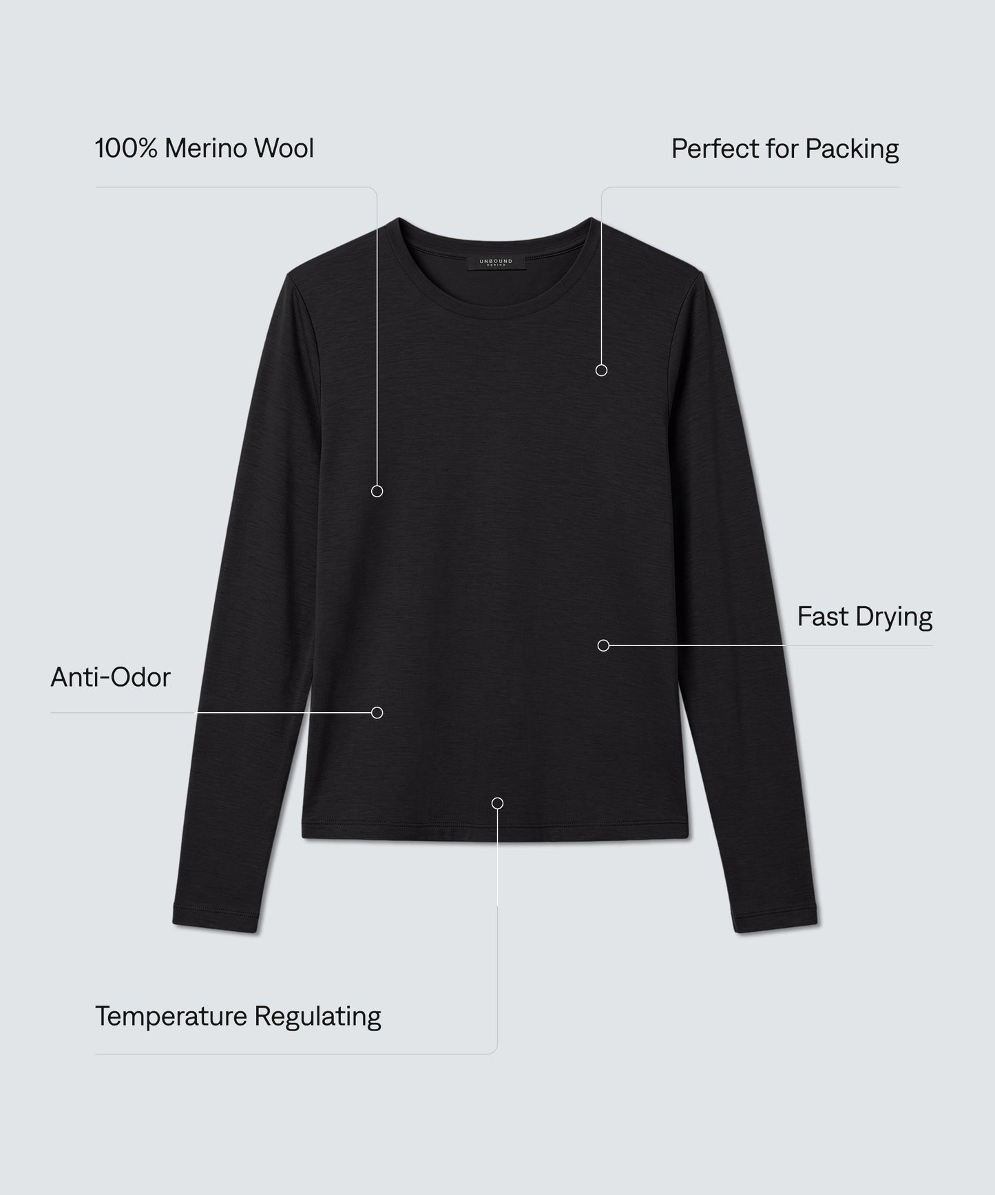 Women's Ultrafine Merino Sleep Longsleeve
