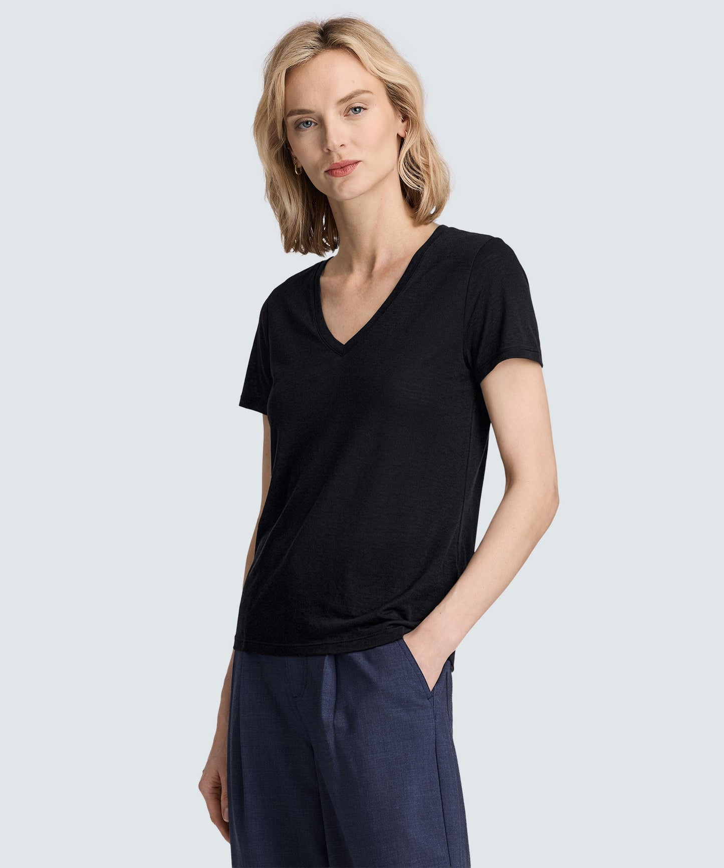 Women's Ultralight Merino V-Neck T-Shirt