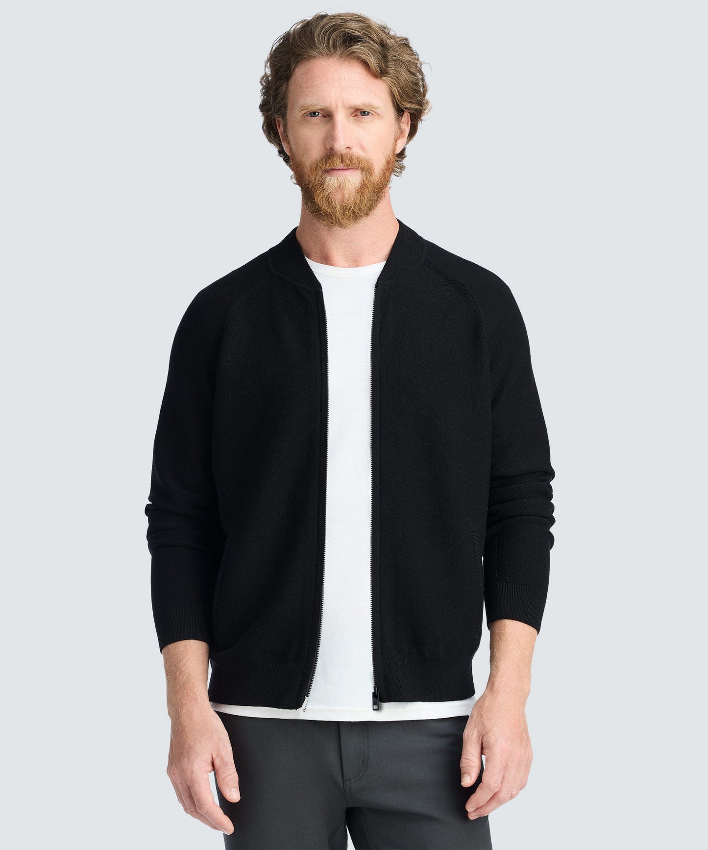 Men's Merino Knit Bomber