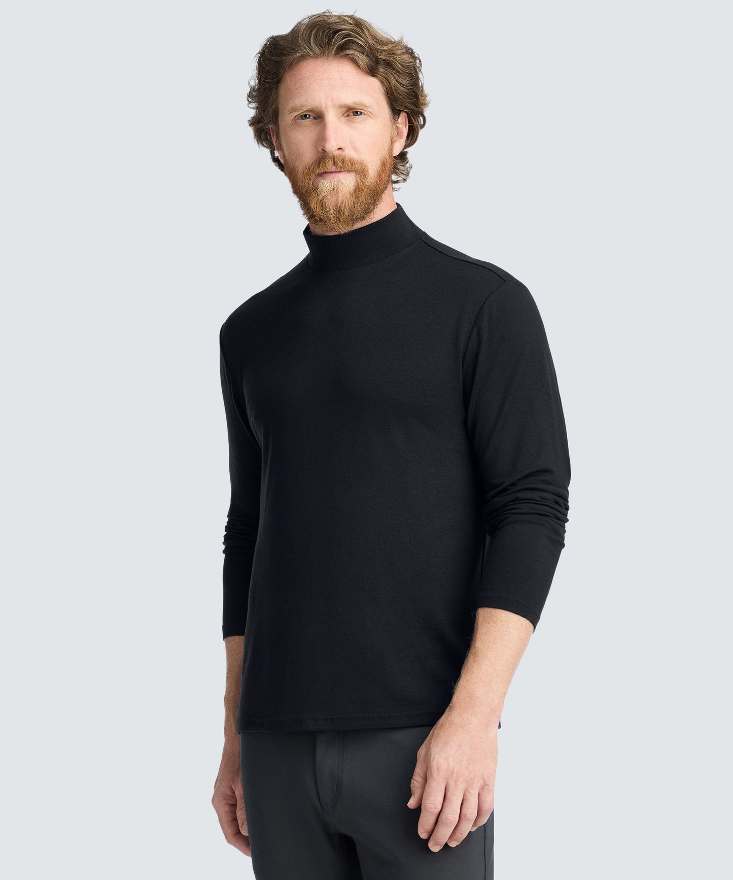 Men's Long Sleeve Merino Hi-Neck