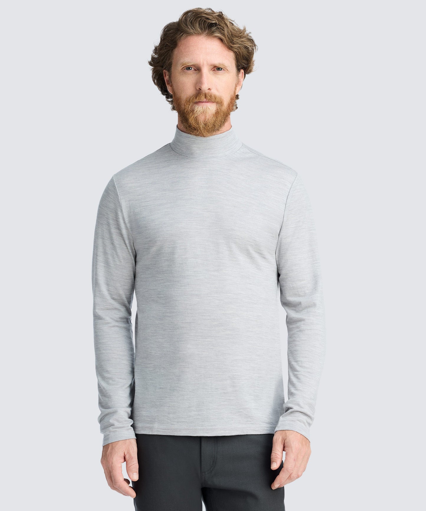 Men's Long Sleeve Merino Hi-Neck