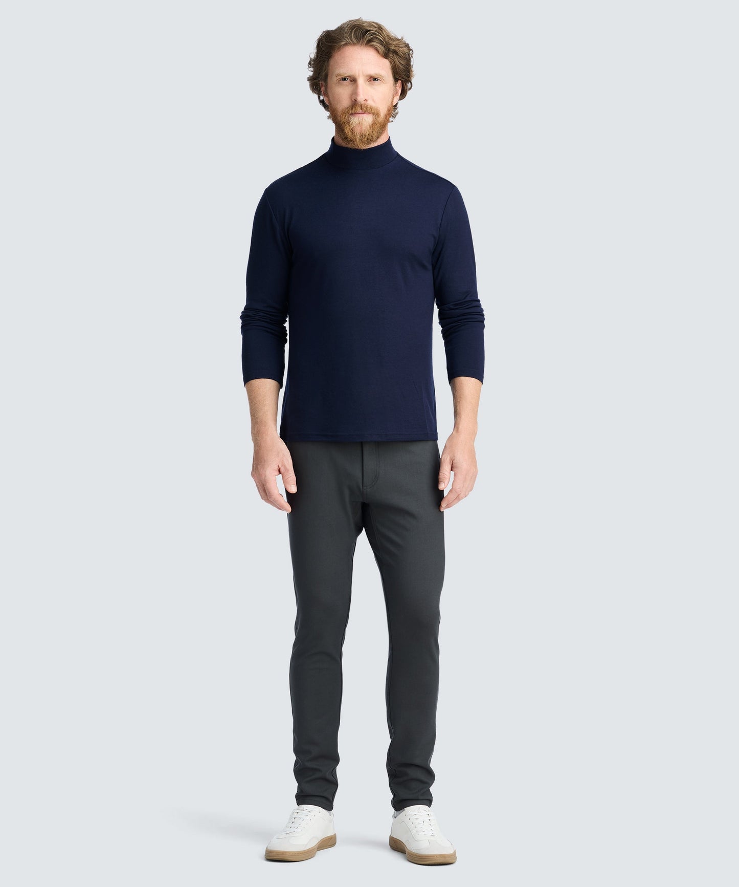 Men's Long Sleeve Merino Hi-Neck