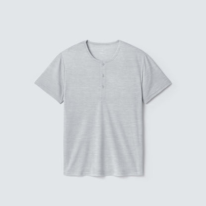 Men's Merino Short Sleeve Henley