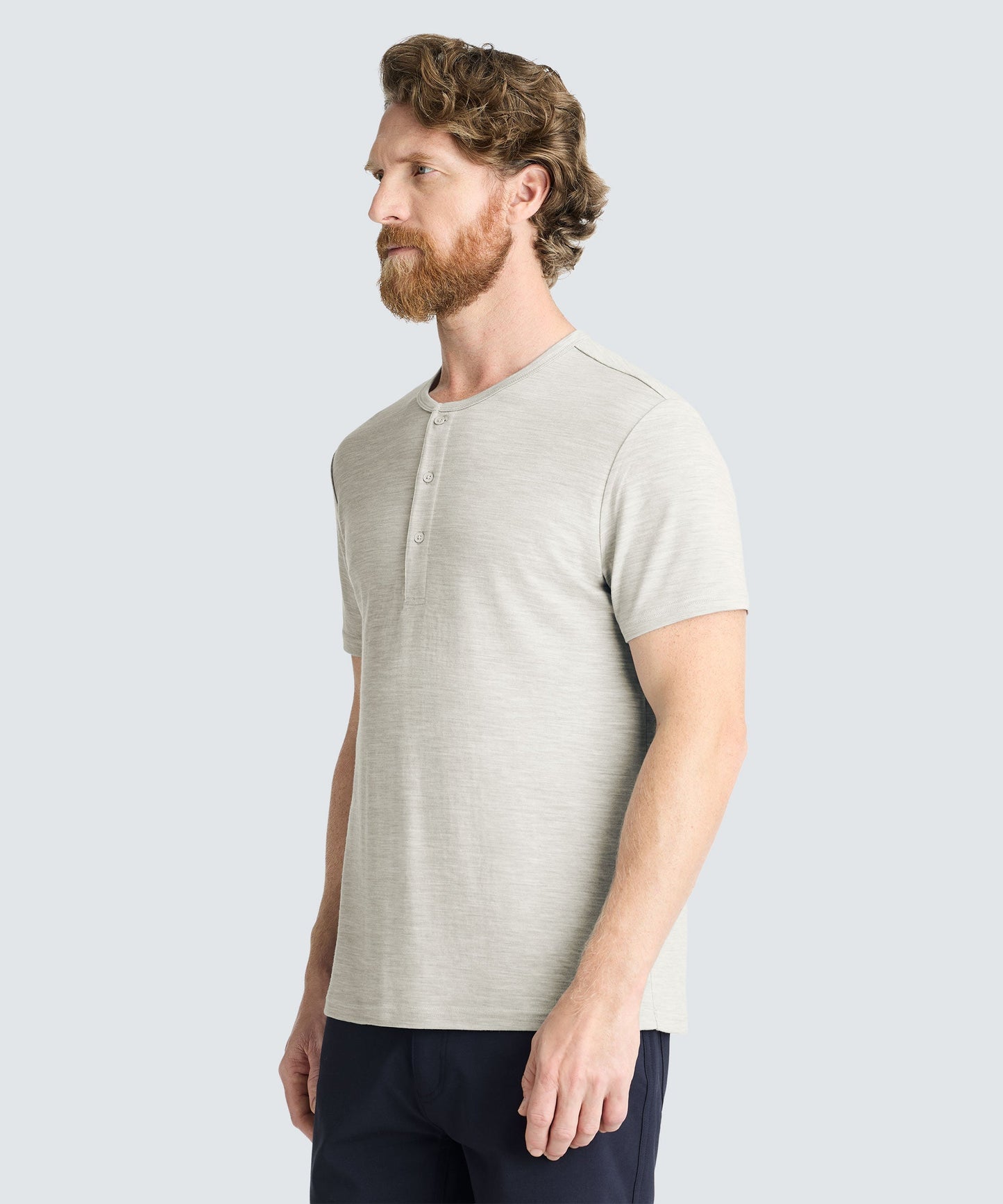 Men's Merino Short Sleeve Henley