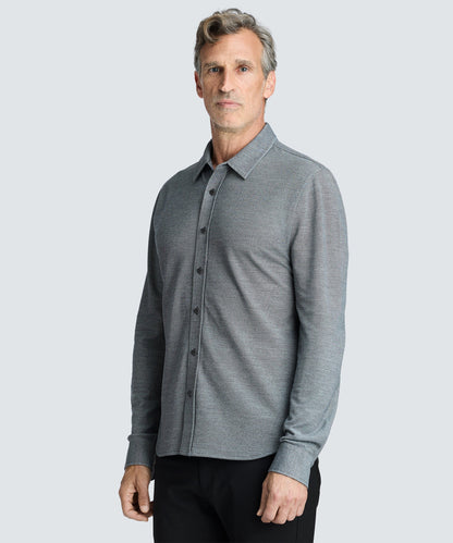 Men's Merino Button-Up