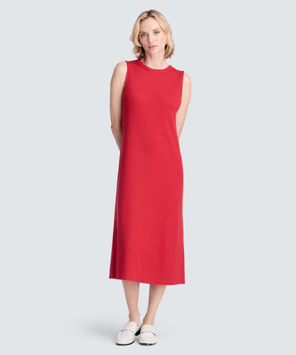 Women's Rib Merino Sleeveless Dress